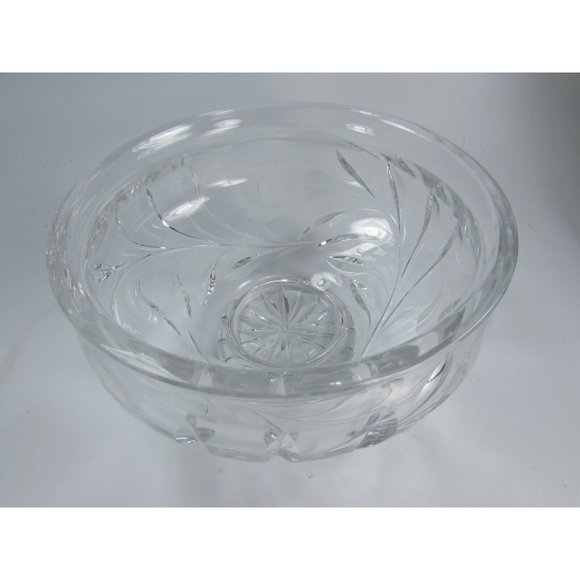 Gorham Dining Vintage Gorham Crystal Footed Bowl Candy Dish Signed Cut Etched 301 Poshmark